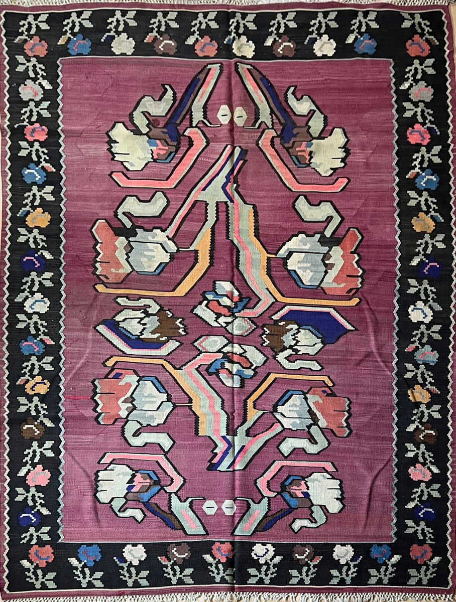 Vintage Gharabag Kilim