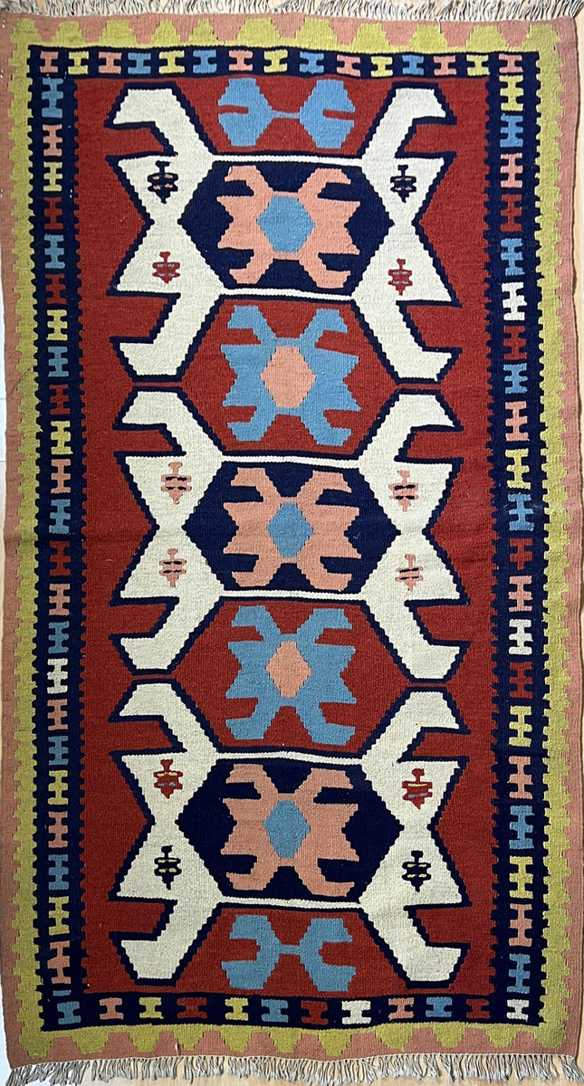 Vintage Kashkai Kilim