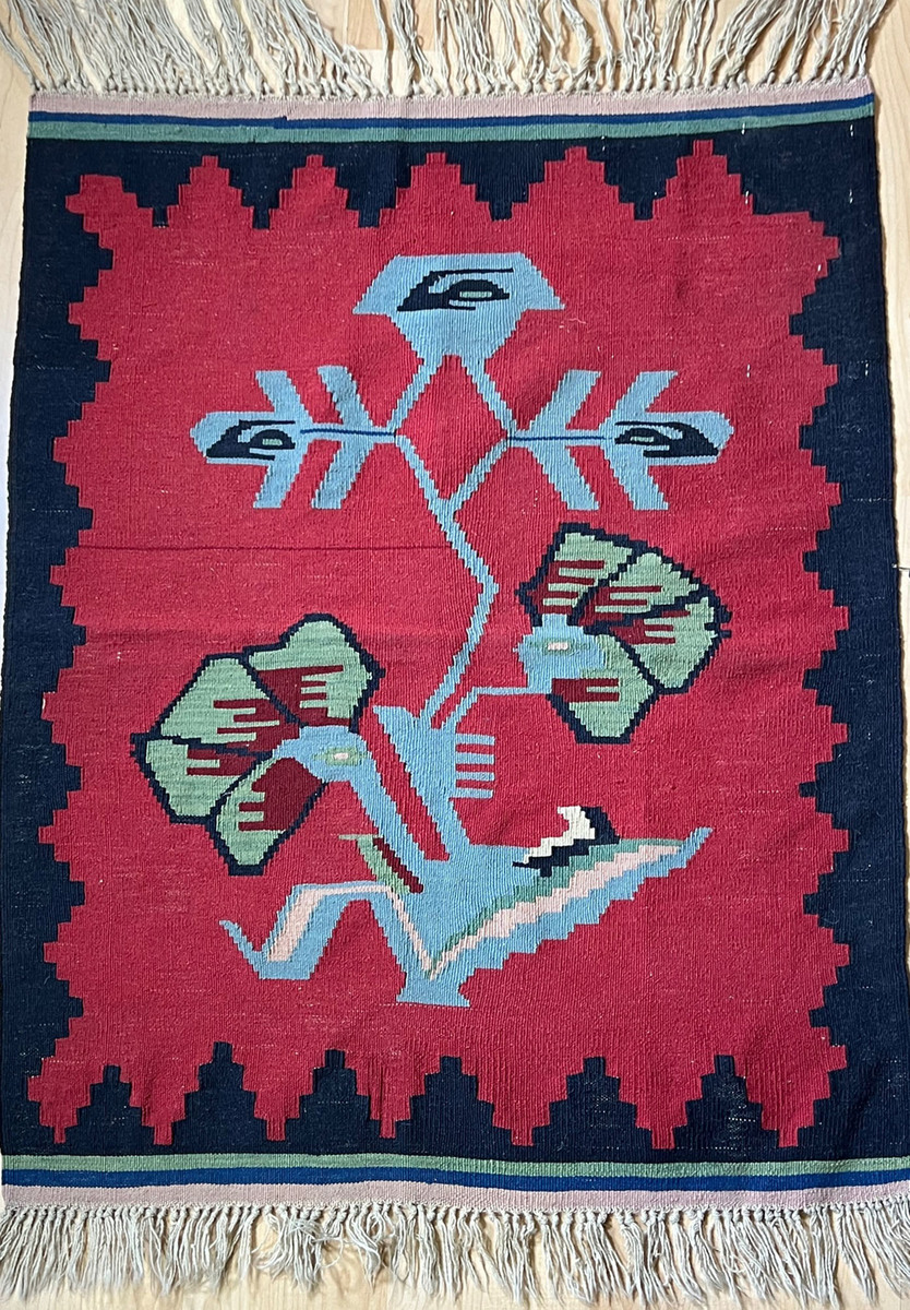 Vintage Gharabag Kilim