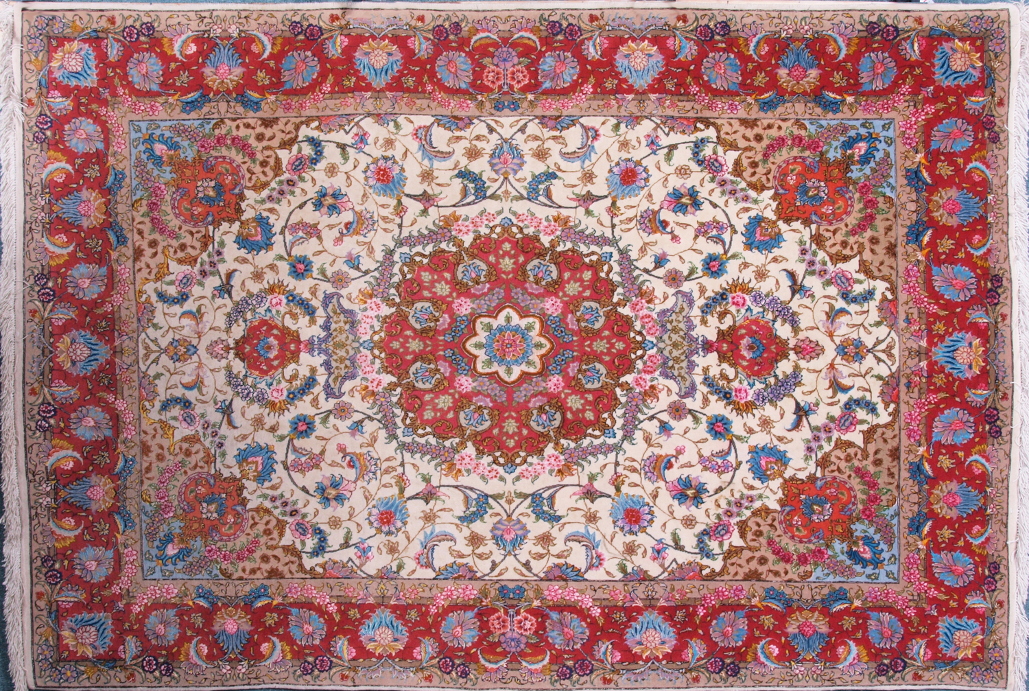 Persian 60 Raj Tabriz Carpet 7 x 4.75 FT