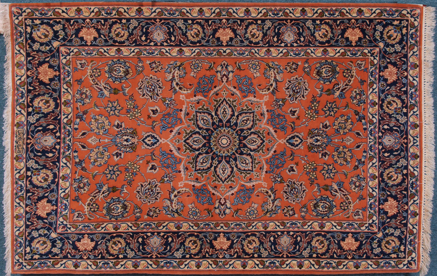 Persian Isfahan Carpet 5 x 3.75 FT