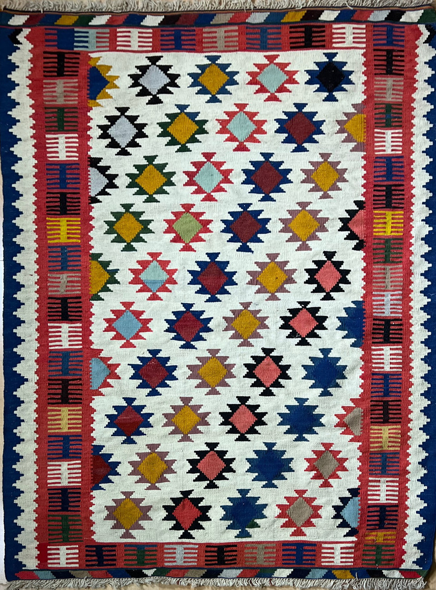 Vintage Kashkai Kilim