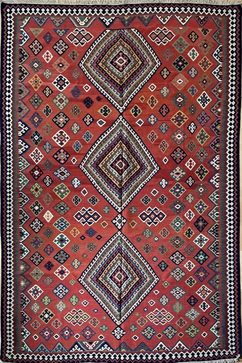 Vintage Kashkai Kilim