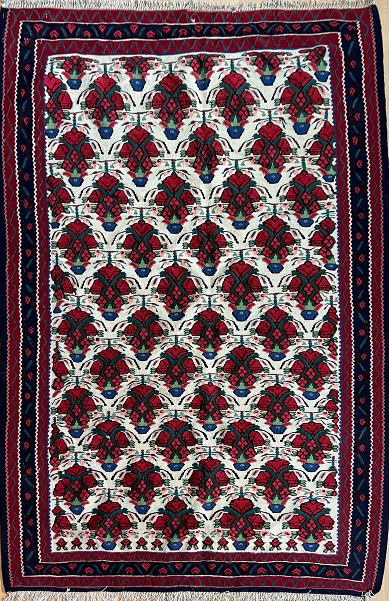 Vintage Senneh Kilim