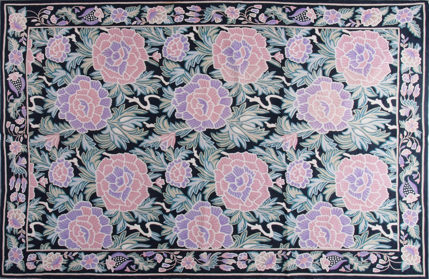 Indian Floral Tapestry 9.25 x 6 FT