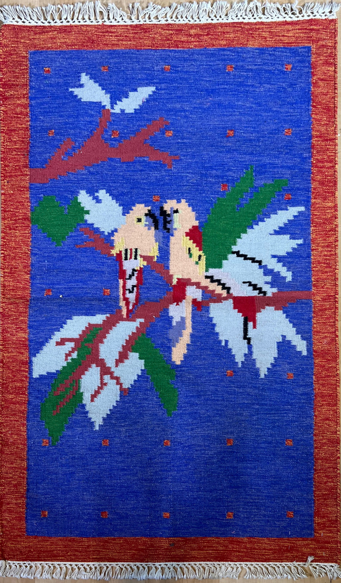 Polish vintage Kilim (11662)