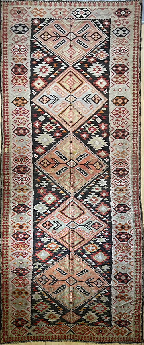 Antique Turk Sivas extra large Kilim