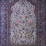 Antique Kashan Kork Mehrabi