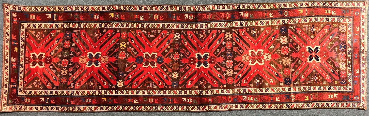 Antique Karabakh Runner Carpet